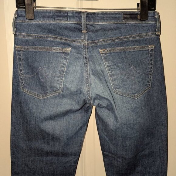AG Adriano Goldschmied Stevie Low-Rise Cuff Crop Capri Ambit Wash Jeans Pants 2 - Picture 8 of 10